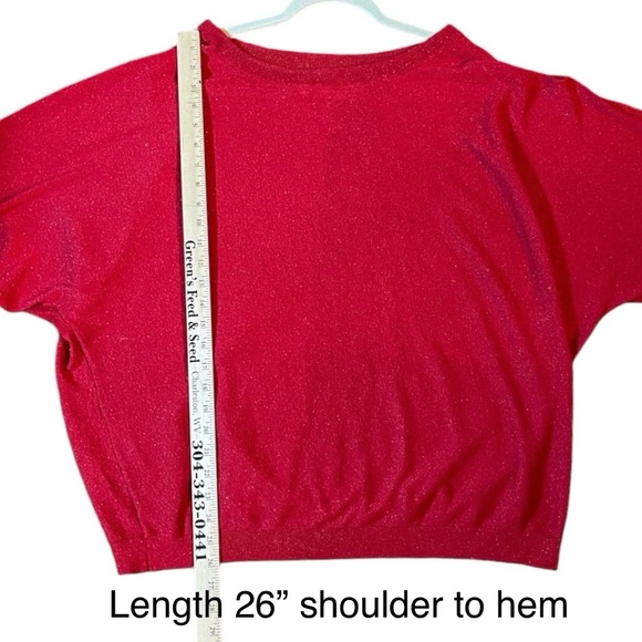 I.N.C By International Concepts Woman. Color is Metallic Red. Size 2X. - Picture 7 of 11